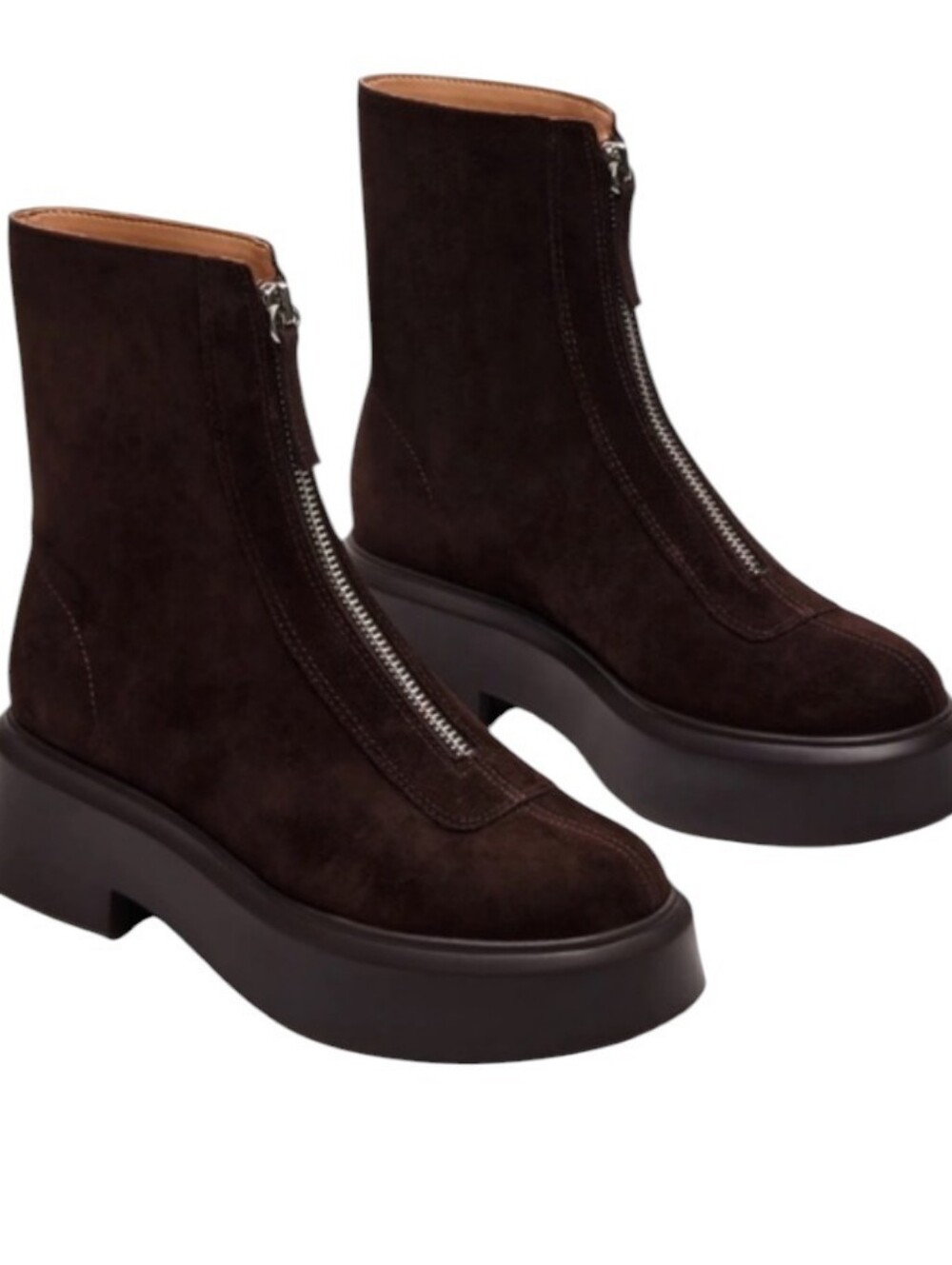 Steve Madden Jones Brown Suede Booties ..Size 10